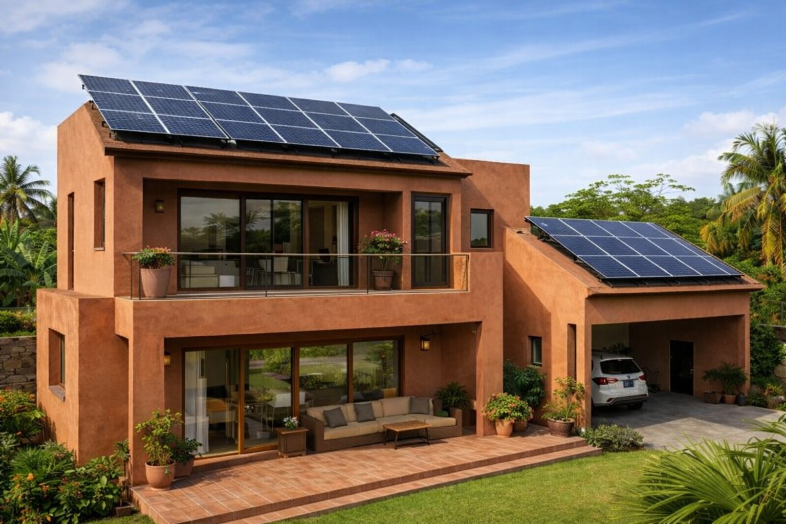 Sécurisation électrique d’un site résidentiel - Installation solaire au Bénin