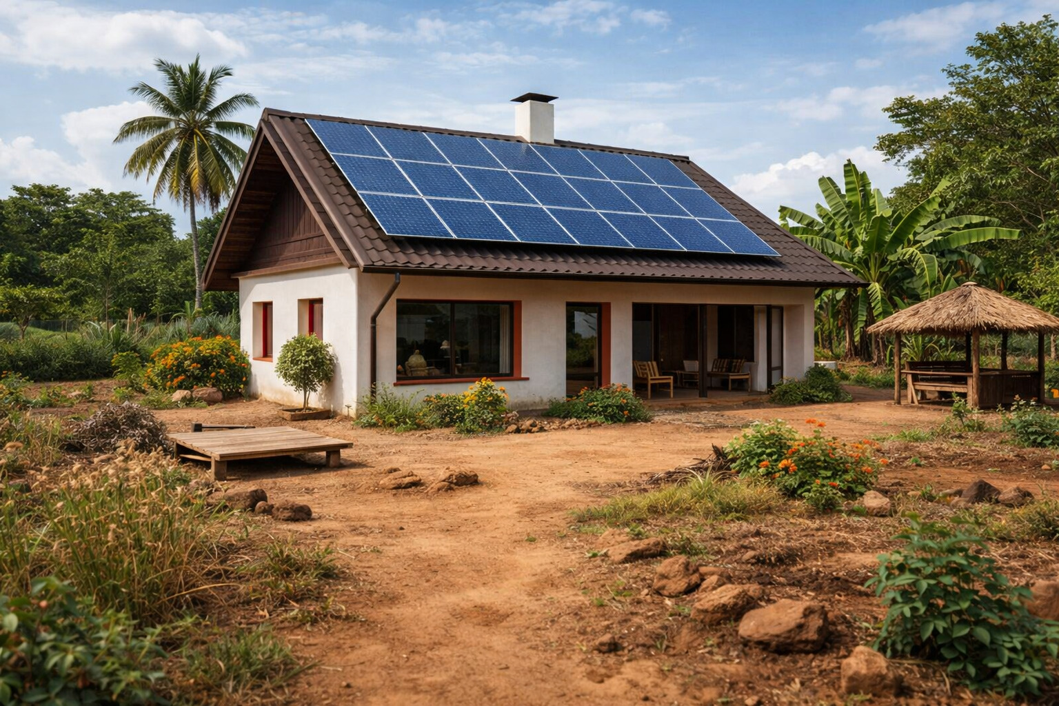 Sécurisation électrique d’un site résidentiel - Solaire Ouidah