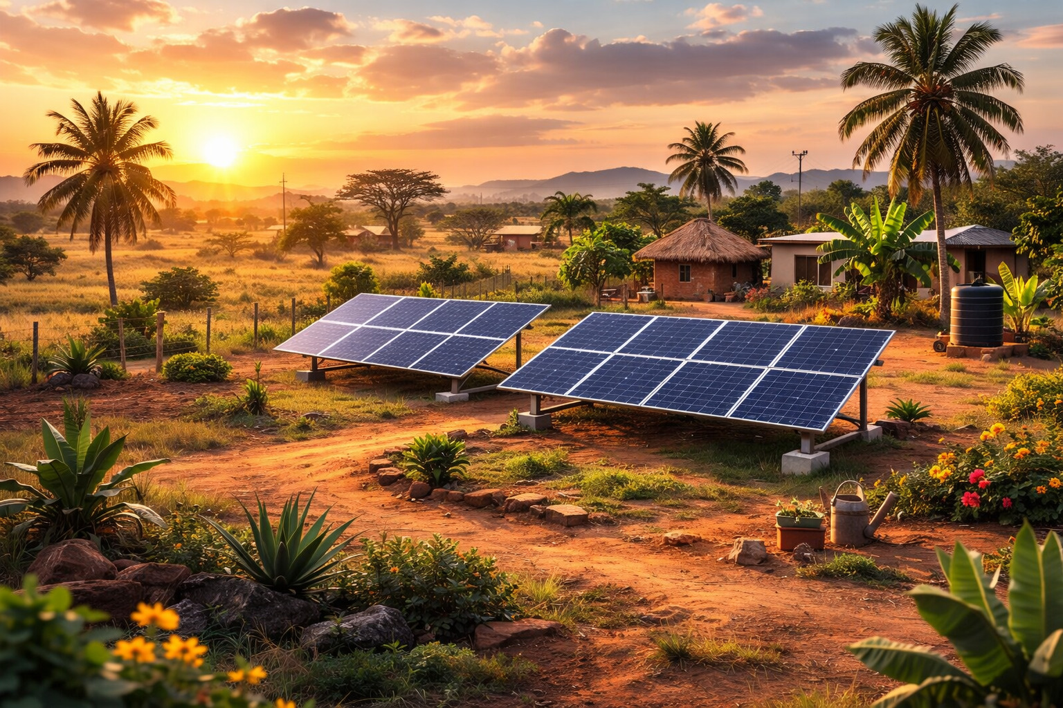 Sécurisation électrique d’un site résidentiel - solaire Cotonou bénin